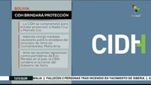 La CIDH ofrece protección a perseguidos políticos en Bolivia