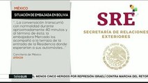 México detalla irregularidades cometidas contra su embajada en Bolivia