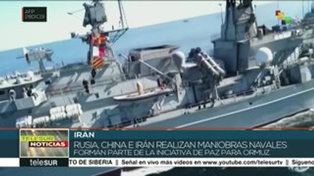 Rusia, China e Irán realizan maniobras navales por iniciativa de paz