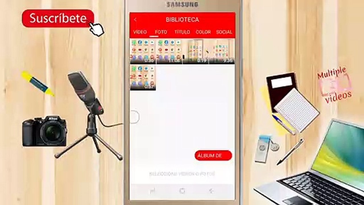 La forma mas fácil de crear plantillas para tus videos desde tu android