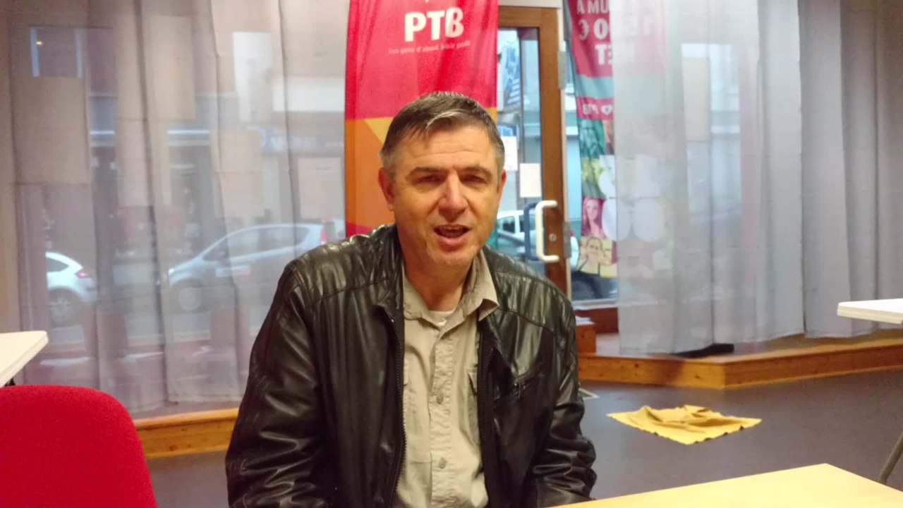 Mons: John Beugnies (PTB) évoque son arrivée au parlement wallon en 2019