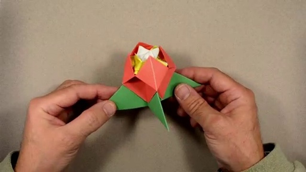 TUTO - Origami d'une fleur modulaire (3 modules)