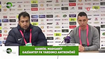 Gabriel Margarit: "Güçlü bir rakibe karşı iyi mücadele ettik"