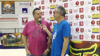Pétanque : Tir collectif à Rumilly, les interviews