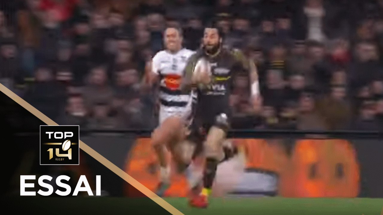 TOP 14 - Essai Pierre AGUILLON (SR) - La Rochelle - Agen - J12 - Saison 2019/2020