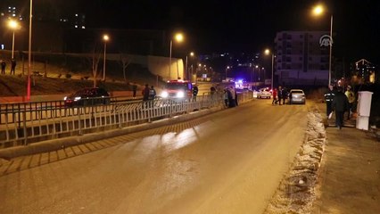 Kanala düşen otomobilin sürücüsü yaralandı - KARABÜK