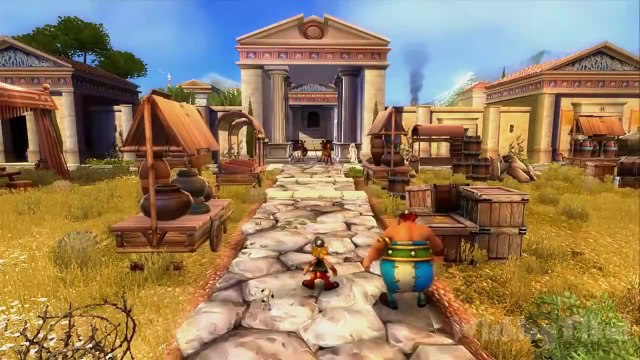 Asterix at the Olympic Games Walkthrough Part 2 (X360, Wii, PS2) 100% Olympic Village