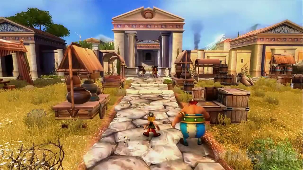 Asterix at the Olympic Games Walkthrough Part 2 (X360, Wii, PS2) 100% Olympic Village
