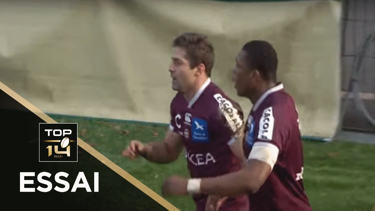 TOP 14 - Essai Santiago CORDERO (UBB) - Pau - Bordeaux-Bègles - J12 - Saison 2019/2020