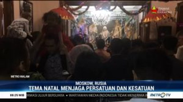 Perayaan Natal Umat Kristiani Indonesia di Rusia