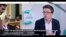 Para Errejón, lo de Casado en el Congreso es inaceptable y lo de Iglesias y la cal viva, ya tal