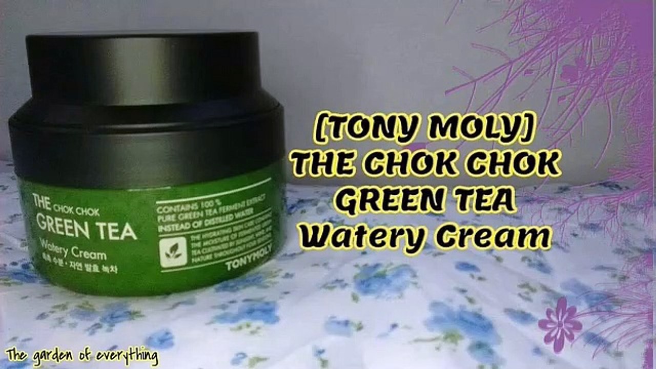 Tony Moly The Chok Chok  Green Tea Watery Cream_