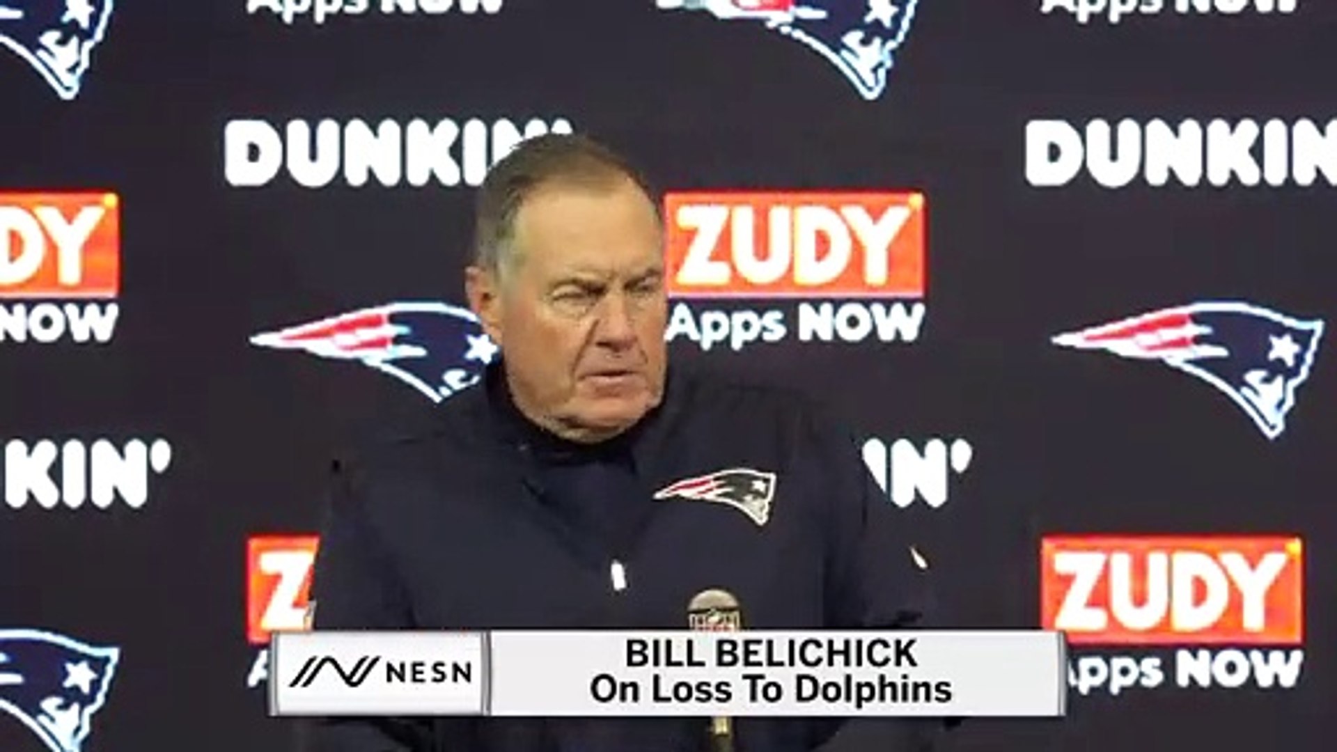 ⁣Bill Belichick On Loss to Dolphins