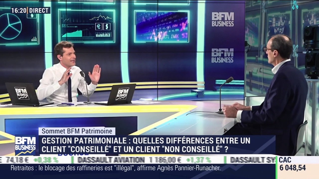 Sommet BFM Patrimoine: quelles différences entre un client "conseillé" et un client "non conseillé" en gestion patrimoniale ? - 02/01