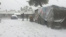 El invierno recrudece la calidad de vida de los refugiados sirios en Grecia