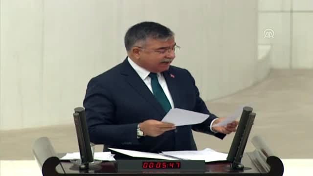 Libya tezkeresi TBMM Genel Kurulunda - TBMM Milli Savunma Komisyonu Başkanı Yılmaz (2)