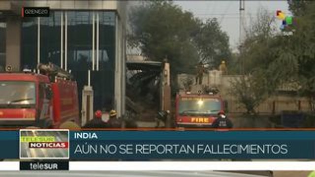 Incendio en una fábrica de baterías de Nueva Delhi deja 14 heridos