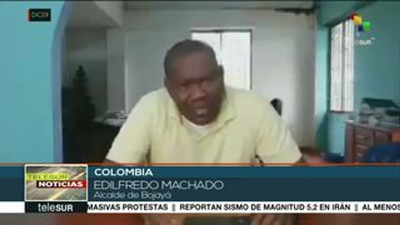 Colombia: alcalde de Bojayá advirtió sobre presencia de paramilitares