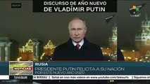 Rusia: presidente Putin manda mensaje de año nuevo a la ciudadanía