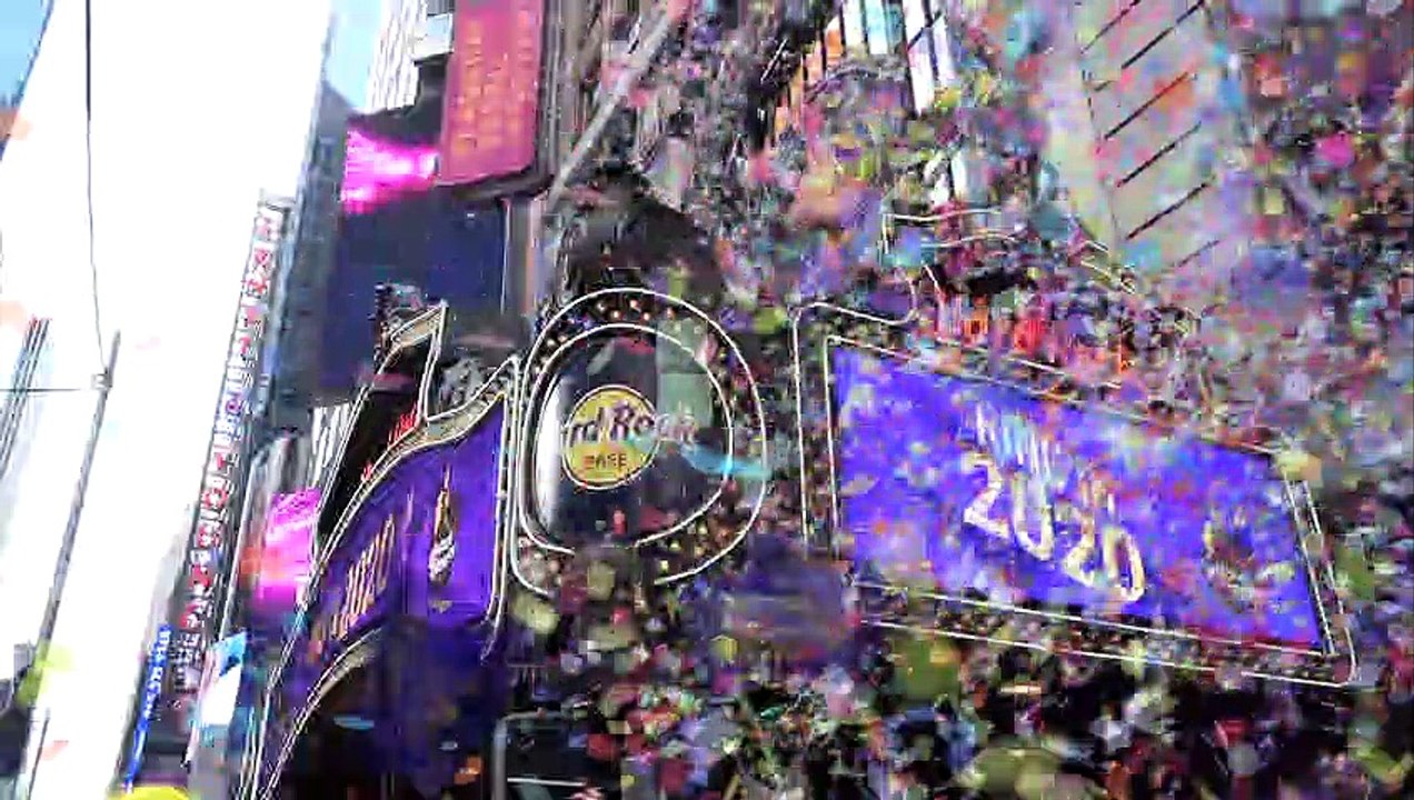 The Times Square New Year's Eve 2020 Confetti Test