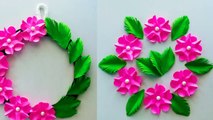 Paper Flower Wall hanging / Wall decoration ideas / Diy / craft