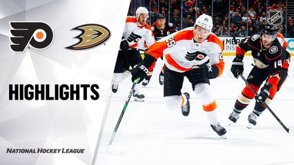 NHL Highlights | Flyers @ Ducks 12/29/19