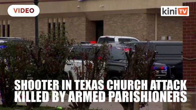 Shooter among two dead in Texas church attack