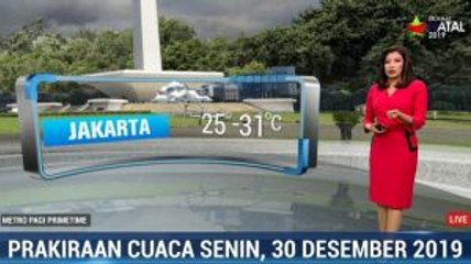 Prakiraan Cuaca, Senin 30 Desember 2019