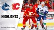 NHL Highlights | Canucks @ Flames 12/29/19