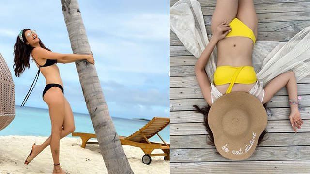 Karishma Tanna BEACH LOOK sets internet on Fire | करिश्मा तन्ना के बोल्ड लुक ने बनाया दीवाना Boldsky