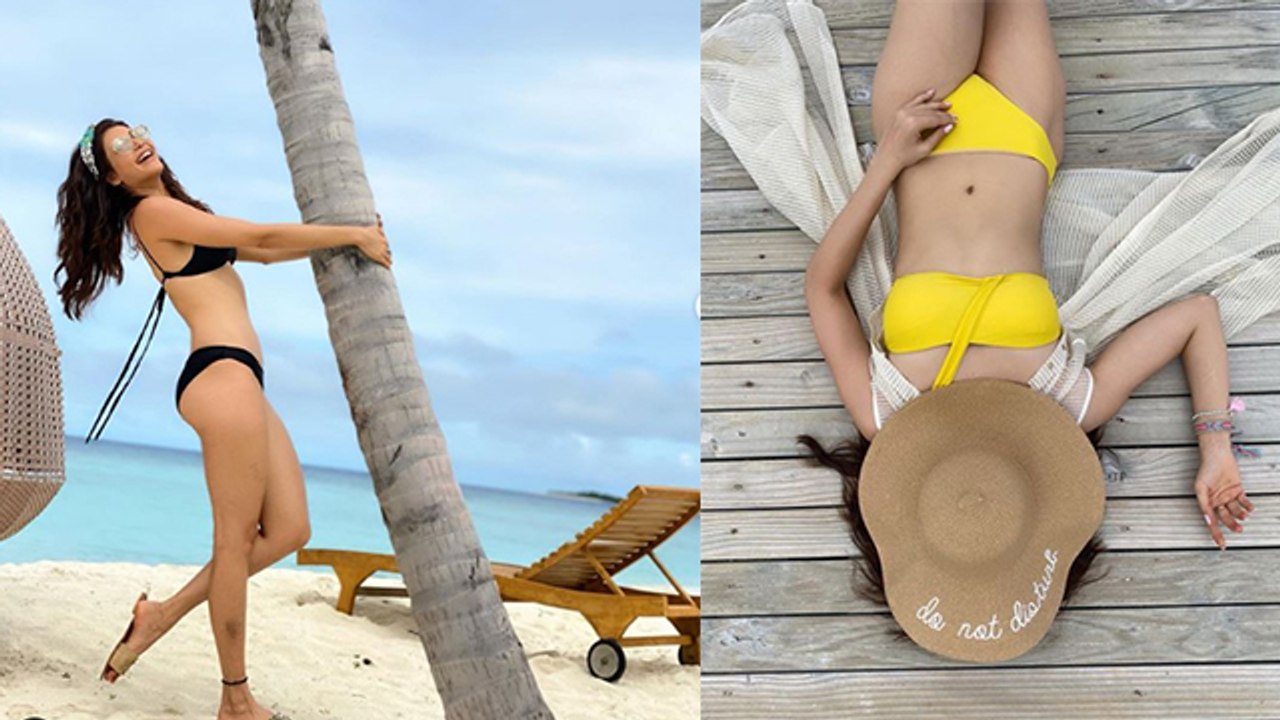 Karishma Tanna BEACH LOOK sets internet on Fire | करिश्मा तन्ना के बोल्ड लुक ने बनाया दीवाना Boldsky
