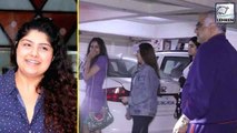 Boney, Janhvi And Khushi Kapoor Celebrate Anshula's Birthday