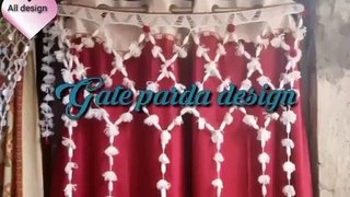 gate parda design_ woolen design_gate h_door hanging