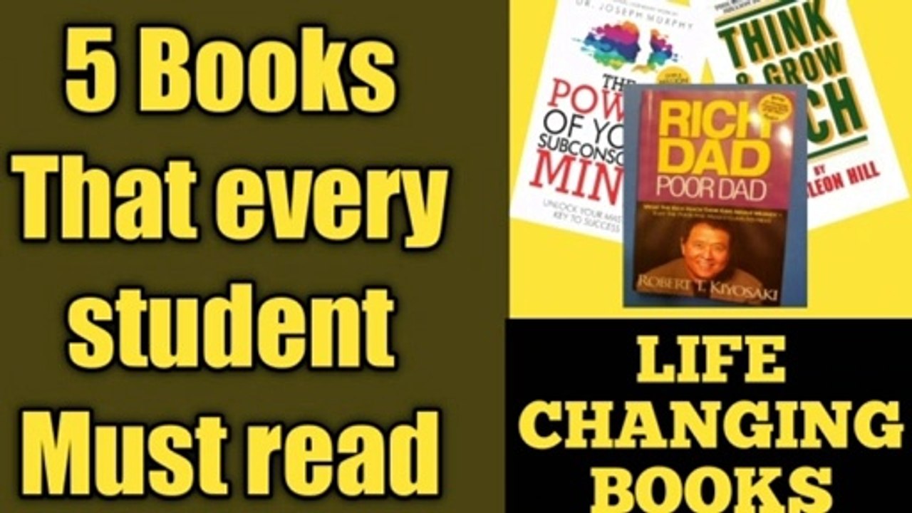 5 Books that can change your life|Best books for students|Life changing books