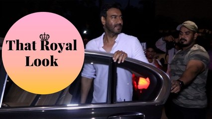 Tanaji lead Ajay Devgn spotted by paparazzi at Juhu