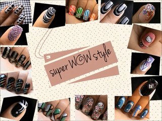 Color Blocks_ Glitter Nail Art Designs