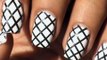 Fishnet Nail Art _ Designs With Striping Tape