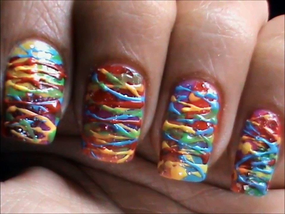 How to do Spun Sugar Nails!