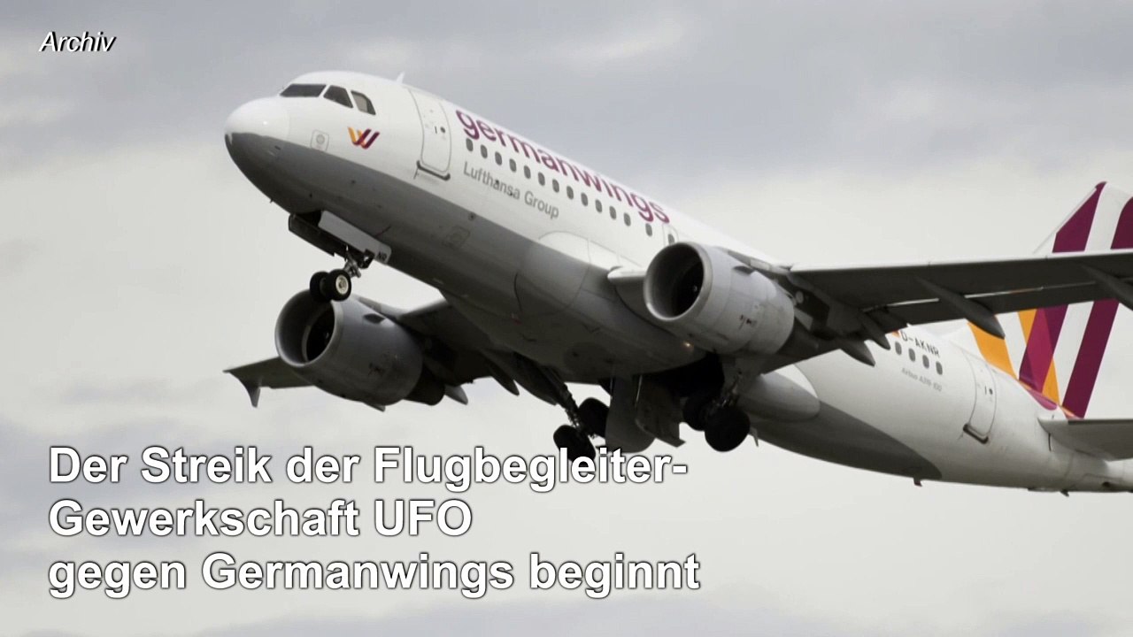 Streik bei Germanwings hat begonnen