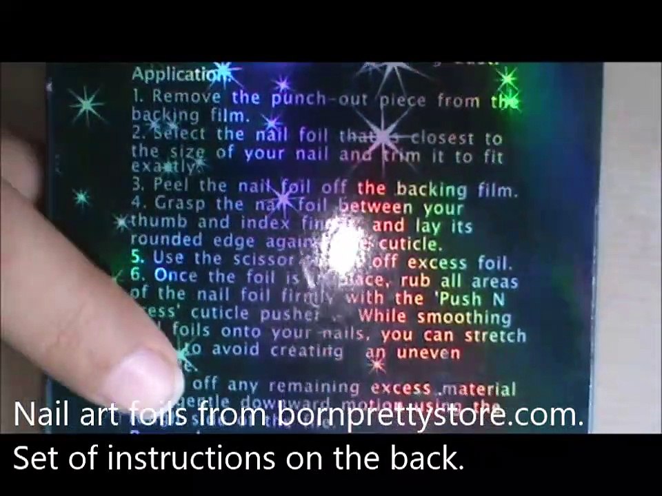 How to Use Nail Art Foil Tutorial