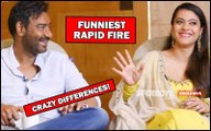 Ajay Devgn And Kajol's Funniest Craziest Rapid Fire