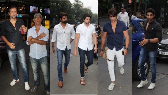 Karanvir Bohra, Chetan Hansraj, Apurva Agnihotri, Shilpa Saklani, Wife Audrey Dolhen & others at Kushal Punjabi’s Prayer Meet