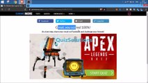 GimmeMore The Ultimate Apex Legends Quiz Answers 40 Questions Score 100% Video QuizSolutions