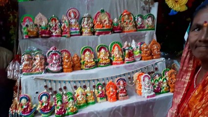 Laxmi Puja diwali or Deepawali in village bihardarshan