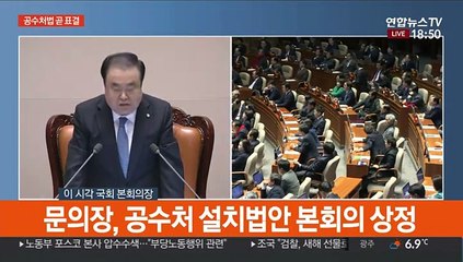 [현장연결] 공수처법 표결 기존대로 전자투표로 진행