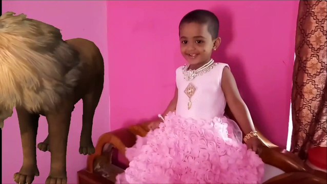 Baby playing in house beauty playing