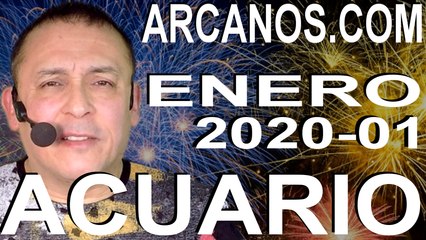 ACUARIO ENERO 2020 ARCANOS.COM - Horóscopo 29 de diciembre de 2019 a 4 de enero de 2020 - Semana 1