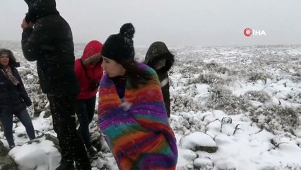 Sarıkamış şehitleri için Karacadağ’a tırmandılar