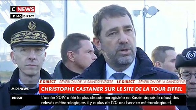 Sécurité pour le 31 décembre: Le ministre de l’Intérieur Christophe Castaner annonce que 100.000 policiers seront mobilisés sur l’ensemble du territoire demain