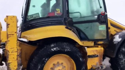 Karda evinde mahsur kalan kanser hasta böyle kurtarıldı